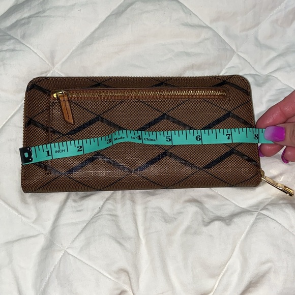 New! FOSSIL Wallet Zip Around wallet geo large - Picture 8 of 13